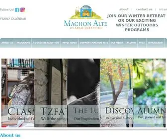 Machonalte.com(Machon Alte home machon alte home page Taglit birthright Machon Alte Mayanot Birthright Jewish studies for women Torah classes Machon Alte Machonalte rosenfeld Tzfat Safed Tsfat Machon Alte Tzfat Machon Alte Safed Machon Alte Tsfat Midres) Screenshot