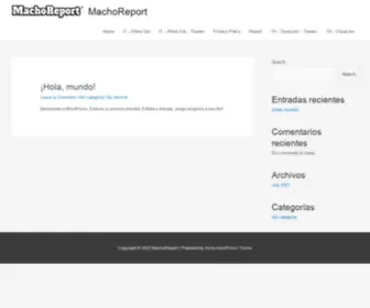 Machoreport.com(MachoReport) Screenshot