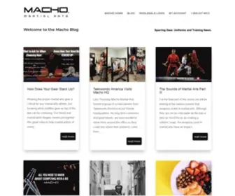 Machosparring.com(The Macho Blog) Screenshot