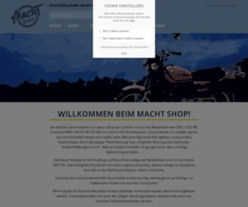 Macht-Shop.de(Honda CB) Screenshot