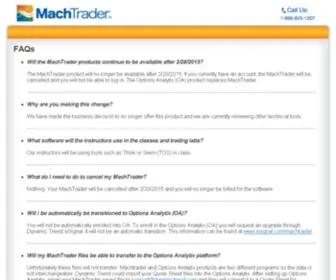 Machtradersoftware.com(Machtradersoftware) Screenshot