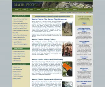 Machu-Picchu-Peru.info(Travel to Machu Picchu) Screenshot