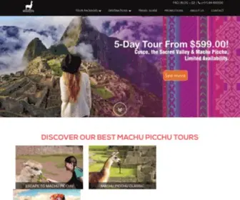 Machupicchu-Explorer.com(Machu Picchu Tours) Screenshot
