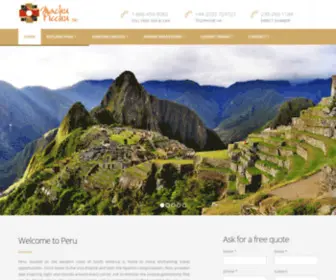 Machupicchu-INC.com(Peru Machu Picchu luxury tours) Screenshot