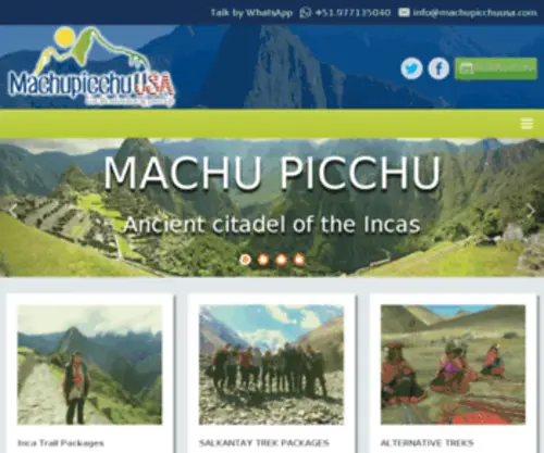 Machupicchu-Incatrail.com(Xtreme Tourbulencia) Screenshot