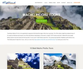 Machupicchu.com(Machu Picchu Tours & Trips) Screenshot