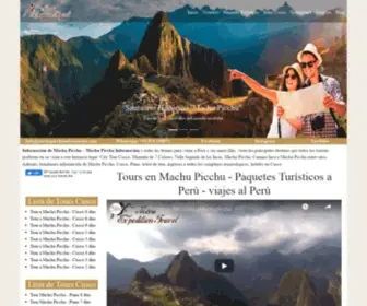 Machupicchuinformacion.com(Machu Pichu Informacion) Screenshot