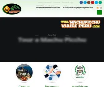 Machupicchuviajesperu.com(Tours a Machu Picchu #1 in Peru) Screenshot
