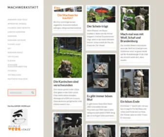 Machwerkstatt.de(Töpfern) Screenshot