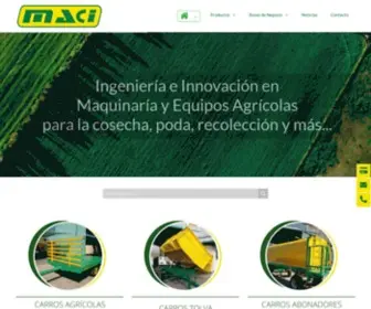 Maci.cl(MACI Maquinaria Agrícola) Screenshot