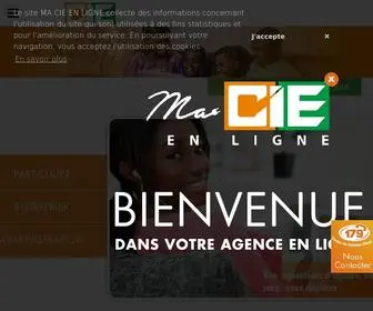 Macieenligne.ci(Ma CIE en ligne) Screenshot