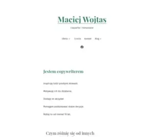 MaciejWojtas.pl(Pomysł na biznes) Screenshot