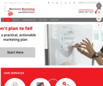 Macinnismarketing.com.au(Marketing Plans I Marketing Consultants Melbourne) Screenshot