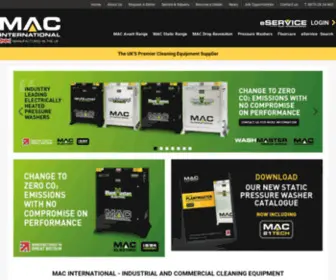 Macinternational.co.uk(MAC Industrial & Commercial Cleaning Equipment & Machines UK) Screenshot