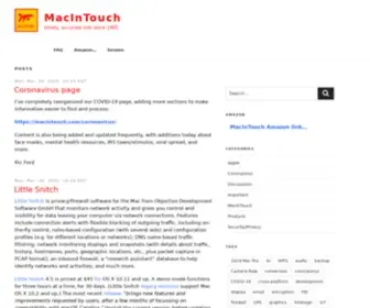 Macintouch.com(Timely, accurate info since 1985) Screenshot