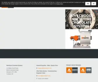 Macintyre.co.uk(WHY CHOOSE MACINTYRE CHOCOLATE SYSTEMS) Screenshot