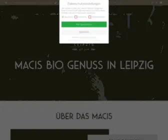 Macis-Leipzig.de(Macis Markt Leipzig ✓ BIO) Screenshot