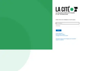 Macitecollegiale.ca(La Cité) Screenshot