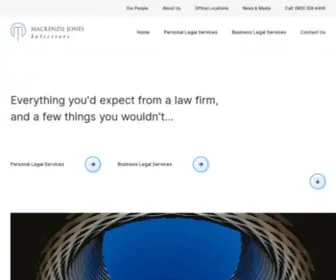 MacJones.com(Solicitors in Chester) Screenshot