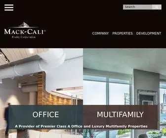 Mack-Cali.com(Class A Commercial Real Estate & Office Space) Screenshot