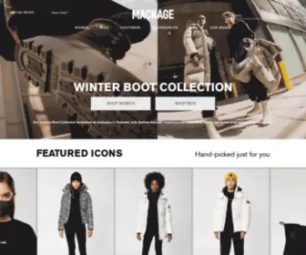 Mackage.ca(MACKAGE Official Site Canada) Screenshot