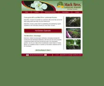 Mackbrosnursery.com(Mack Bros) Screenshot