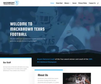 Mackbrown-Texasfootball.com(The Official Website of The University of Texas Athletics) Screenshot