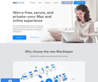 Mackeeper.com(A single app for a clean and secure Mac) Screenshot