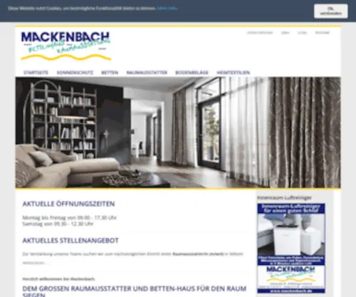 Mackenbach.de(Home) Screenshot