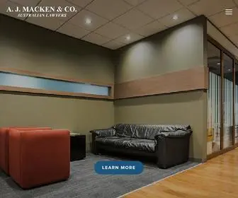 Macken.com.au(A J Macken & Co) Screenshot