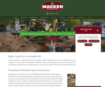 Mackenservices.com(Macken Services) Screenshot