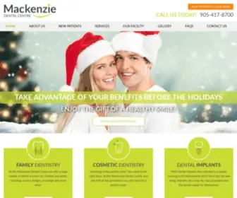 Mackenziedentalcentre.com(Dentists in Woodbridge Vaughan) Screenshot