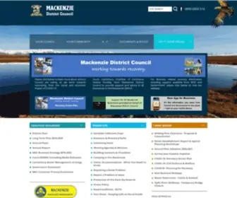 Mackenzie.govt.nz(Mackenzie) Screenshot