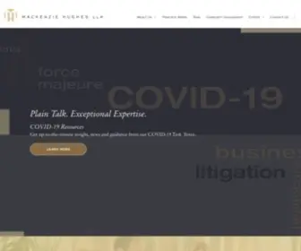 Mackenziehughes.com(Mackenzie Hughes LLP) Screenshot