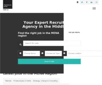 Mackenziejones.com(Top Recruitment Agency In Dubai UAE) Screenshot