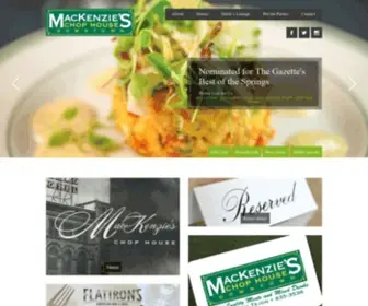 Mackenzieschophouse.com(MacKenzie's Chop House Restaurant) Screenshot