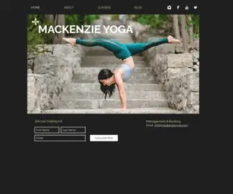 Mackenzieyoga.com(MacKenzie Miller) Screenshot