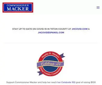 Mackerforwyo.com(Commissioner Macker) Screenshot