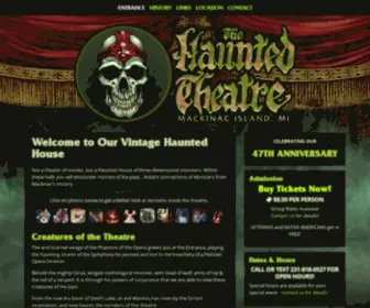 Mackinacislandhauntedtheatre.com(Our Vintage Haunted House) Screenshot