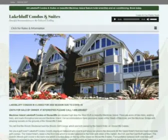 Mackinacislandlakebluffcondos.com(Mackinac Island) Screenshot