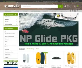 Mackiteboarding.com(MACkite Boardsports) Screenshot