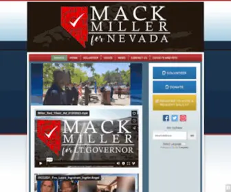 Mackmiller4Nevada.com(Mack Miller for Nevada Assembly District 5) Screenshot