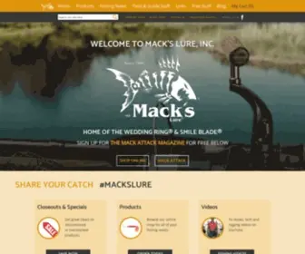Mackslure.com(Mack's Lure) Screenshot