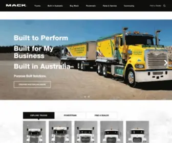 Macktrucks.com.au(Mack Trucks for Sale) Screenshot