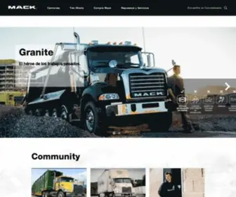 Macktrucks.com.co(Mack Trucks Colombia) Screenshot