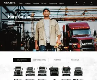 Macktrucks.com Screenshot