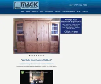 Mackwallbedsystems.com(Custom Wallbeds San Francisco Bay) Screenshot