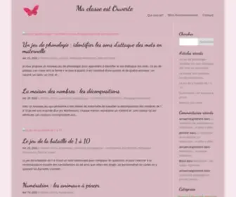 Maclasseestouverte.com(Ma classe est Ouverte) Screenshot