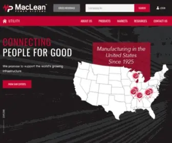 Macleanpower.com(MacLean Power Systems) Screenshot