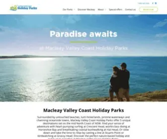 Macleayvalleycoastholidayparks.com.au(Macleay Valley Coast Holiday Parks) Screenshot